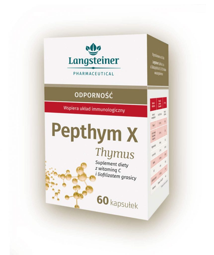 Pepthym X Thymus - bogaty w wyciąg z grasicy i witaminę C